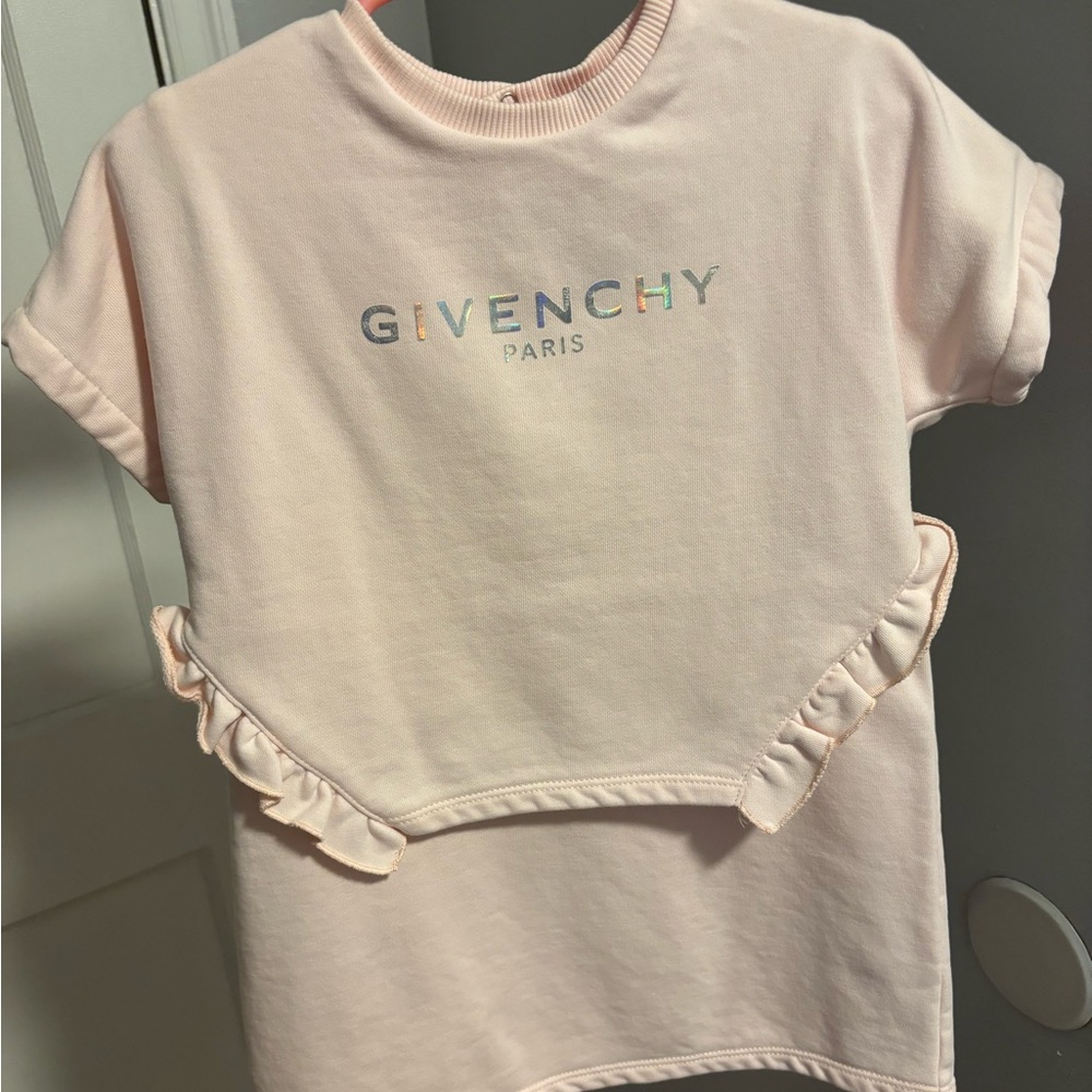 Givenchy Kids Light Pink Ruffle dress